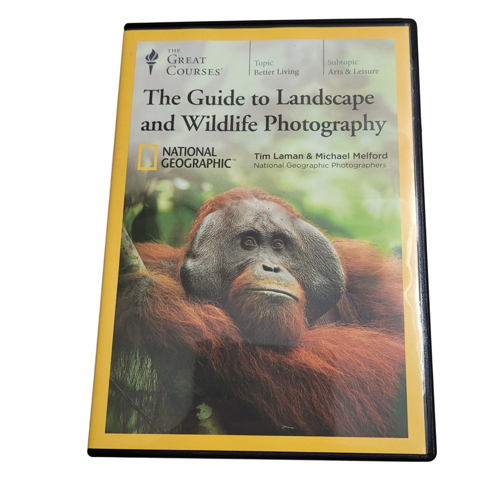 The Great Courses National Geographic Landscape Wildlife Photography 4 DVD Set